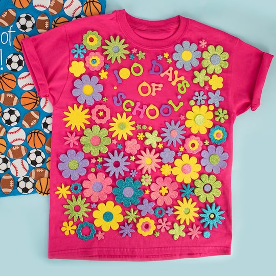100 Days Of School Flower T Shirt